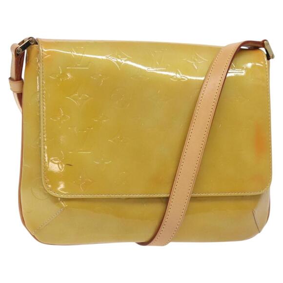 LOUIS VUITTON Monogram Vernis Thompson Street Bag Beige M91301 - Picture 1 of 12